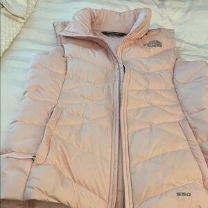 The North Face Light Pink Quilted Vest